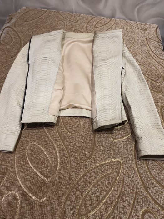 Куртка из кожи питона