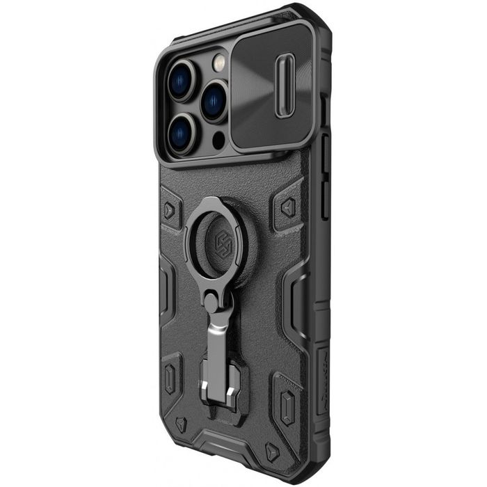 Etui Nillkin do iPhone 14 Pro CamShield Armor Pro Ring Black