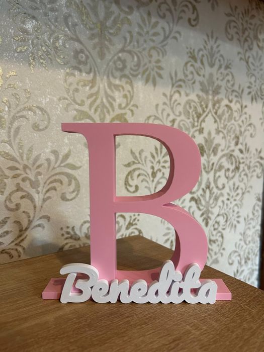 Letreiro Personalizável Impresso em 3D