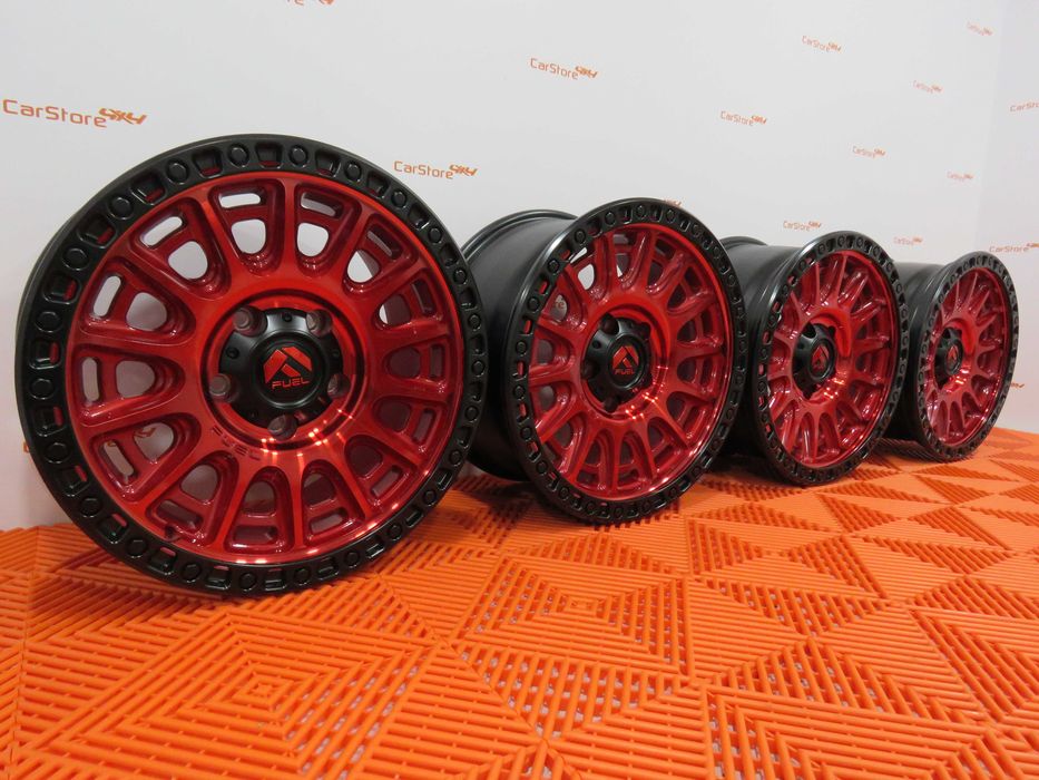 Jantes Fuel Cycle 17 x 8.5 et +30 5x127 Candy Red C Look Beadlock