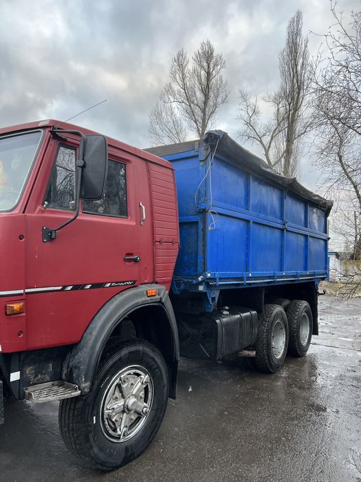 КамАЗ 55102 самоскид з причепом