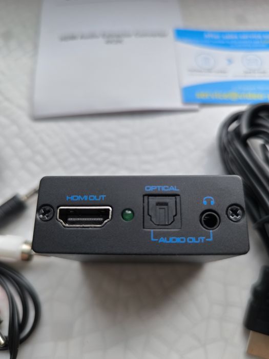 Ekstraktor Audio HDMI 4K Rozdzielacz Optyczny HDMI
