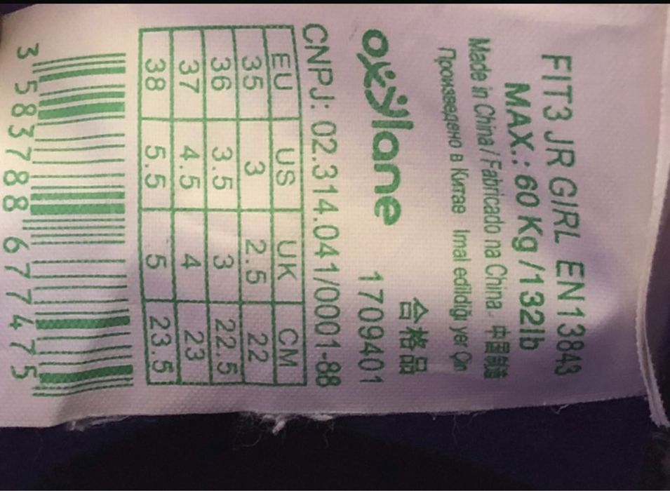 Rolki oxelo szare fioletowe