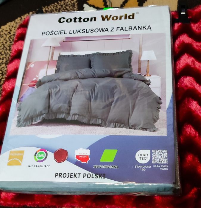 Komplet pościeli Cotton World falbanka