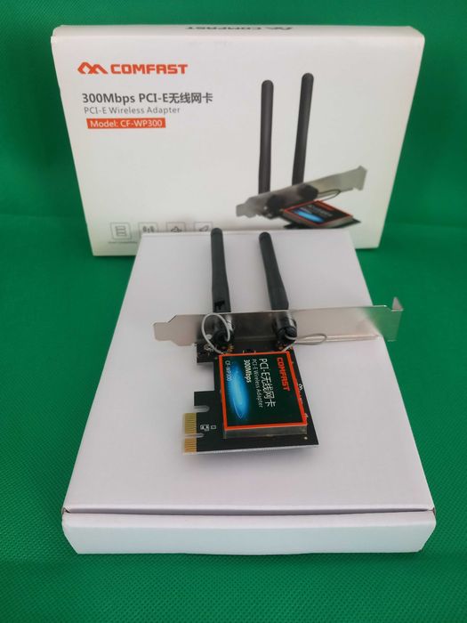 Adaptador Wireless PCIe Comfast CF-WP300 – 300Mbps Wi-Fi 2.4GHz