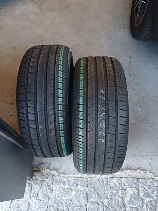 Vendo pneus semi-novos 225/45/17 Pirelli
