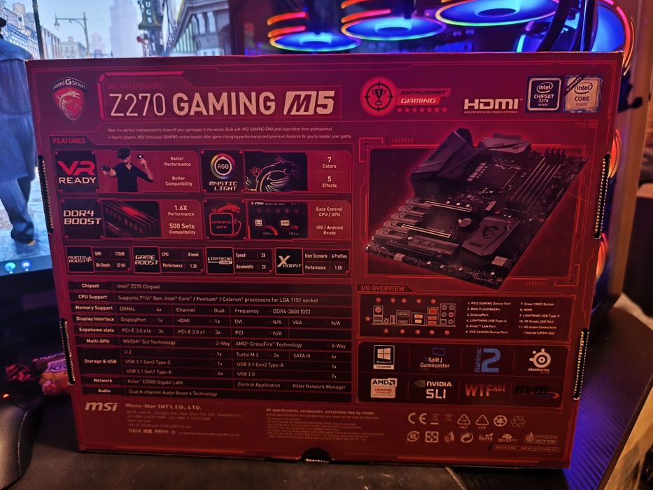 Z270 + i5 7600k płyta plus procesor