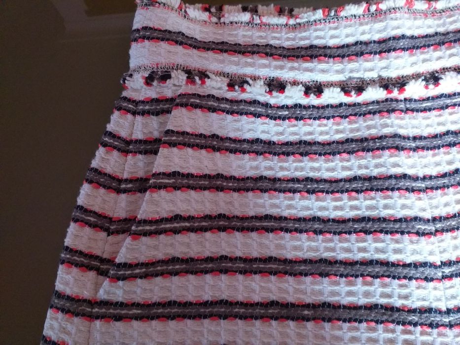 Calções com padrão de inverno.