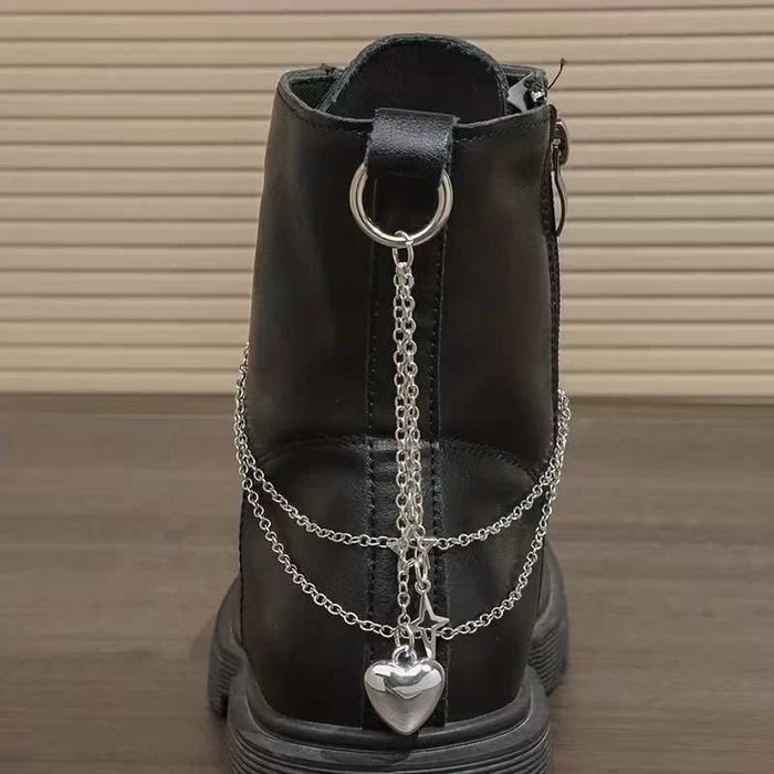 Łańcuch do butów Goth Heart Opium / Y2K
