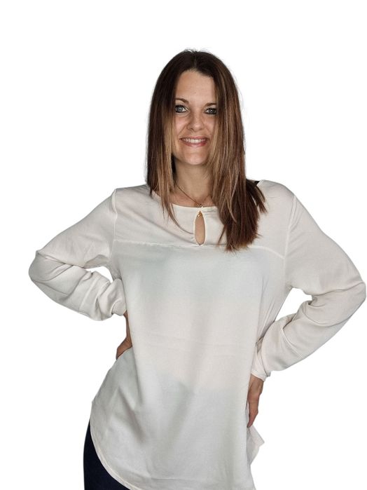 Kremowa bluzka monari rozmiar 44/46