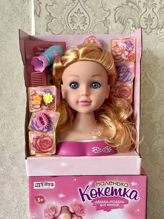 Лялька модель для зачісок . Лялка манекен Маленька кокетка