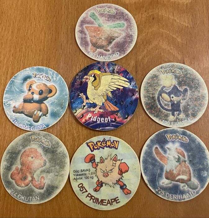 Наклейки та картки 90–2000-х | Pokémon, Digimon | Великий лот