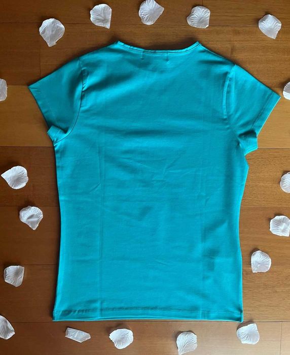 T-shirt azul turquesa - Tamanho M - Just urban