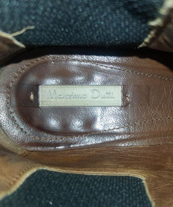 Оригинал.фирменные,кожаные,стильные ботинки-челси massimo dutti spain