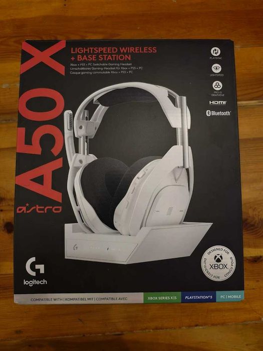 Słuchawki premium Logitech G Astro A50 X - jak nowe, sprawdź, okazja!