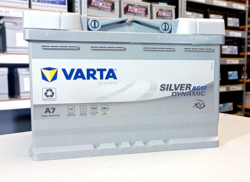 Akumulator Varta A7 AGM 12V 70AH 760A nowy montaż Wysyłka Gratis