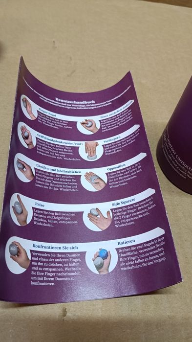 AIPIE Piłka do masażu 3 szt. Antystresowe