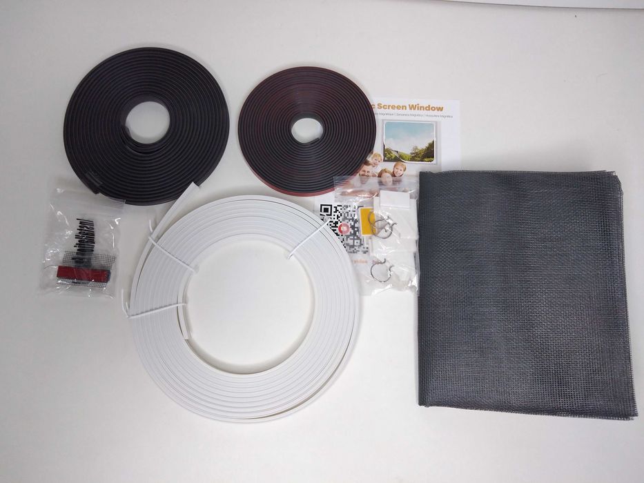 DIY Magnetyczna Moskitiera na Okno 120x130-NOWA !!