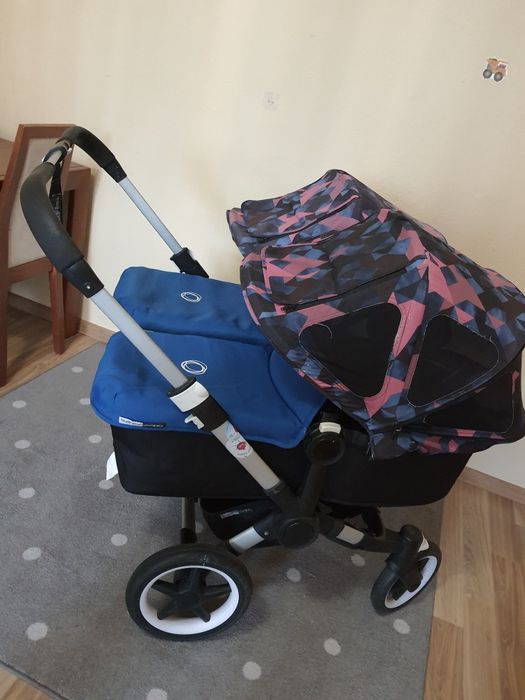 Bugaboo Donkey wózek bliźniaczy 2w1 (żelowe koła) + gratisy