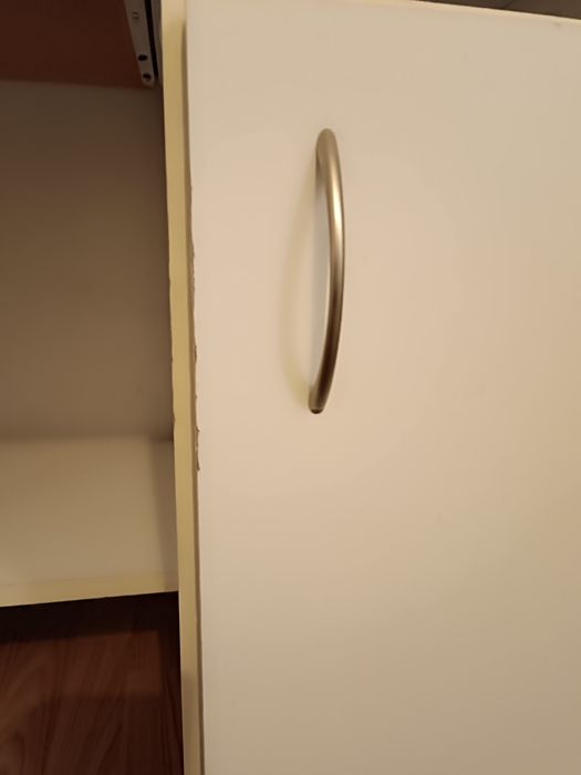 Biurko szkolne białe szuflada szafka przedszkola