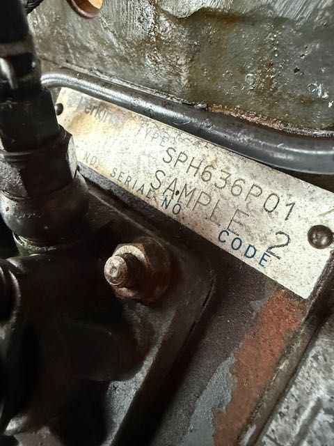 Perkins pompa wody spalinowa 2 cylindry diesel