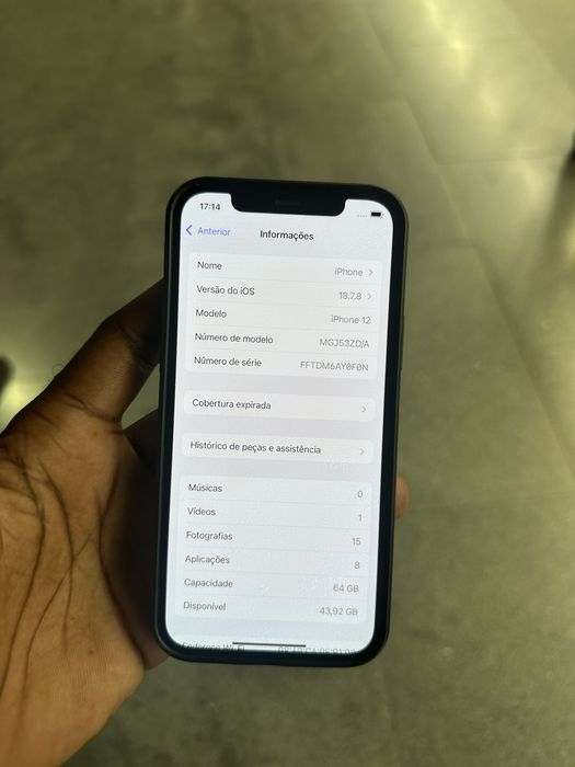 OPORTUNIDADE: iPhone 12 (100% Bateria) – Barato / Funcional