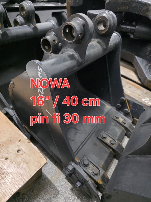 Łyżka kopiąca do minikoparki 40 cm pin 30mm 16" digging bucket