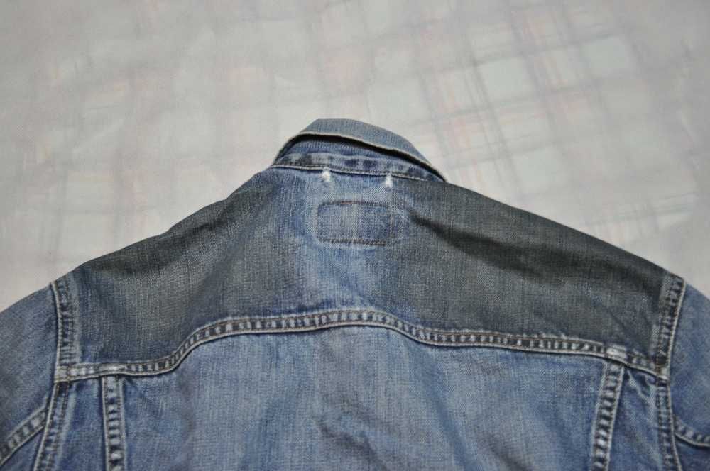 LEVIS L damska kurtka jeansowa vintage poprzecierana p1v 501