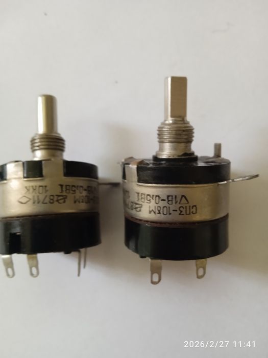 Резистор с выключателем СП3-10бМ  10ком