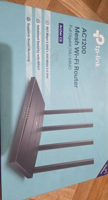 Router wifi tp-link AC 1200 Mesch Archer C6