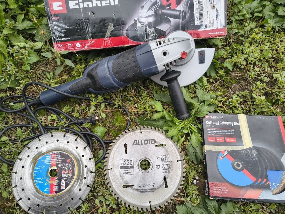 Болгарка Kraftronic KT-WS 2000 (230круг)+7 дисків