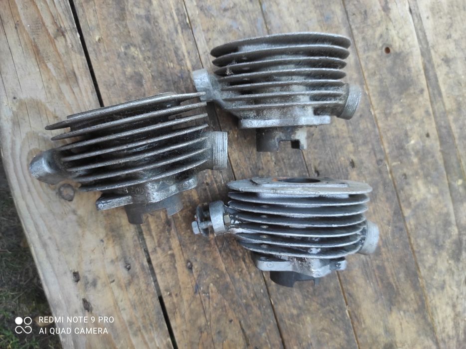 3x cylinder Romet Komar oryginał do zrobienia gwinty 11.58