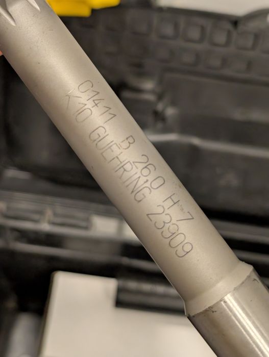 Rozwiertak fi. 26 H7 01411 b 26.0 h7 k10 guehring 23909