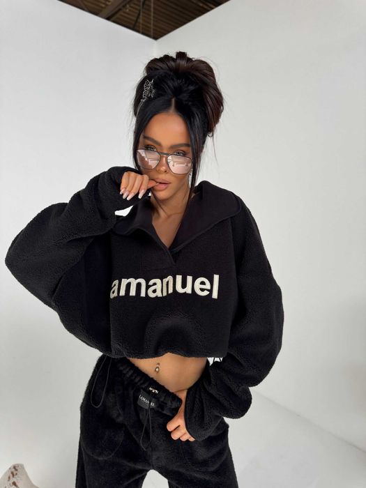 Bluza damska czarna Lamanuel ASPEN (one size) WYSYŁKA GRATIS!