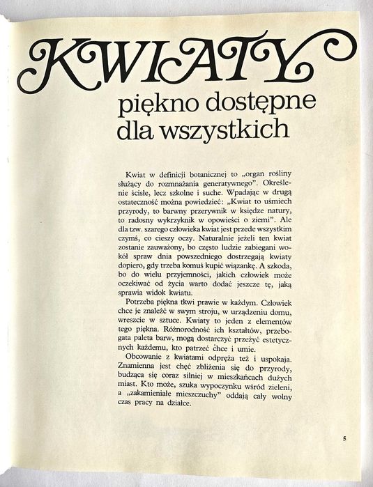KWIATY - Zdzisław Wdowiński