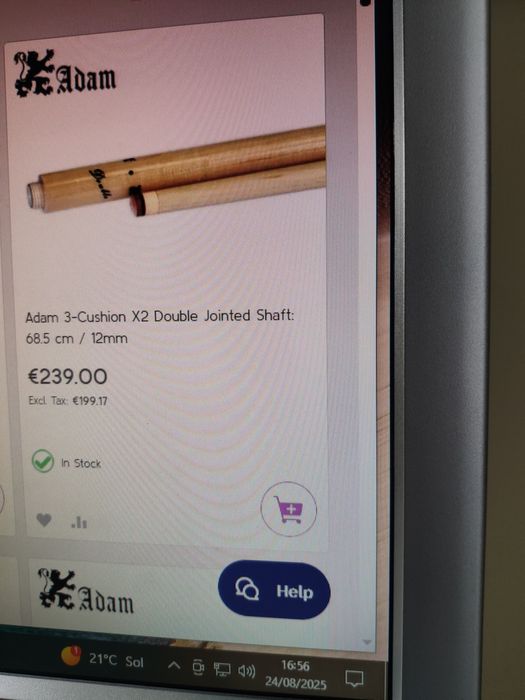 Taco Bilhar Adam com 3 varas
