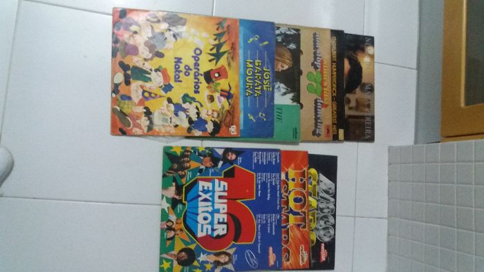 Discos vinil LP e singles