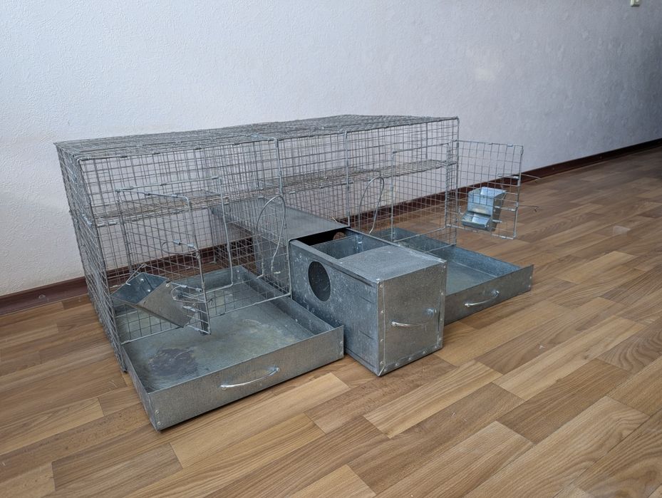 Клітка для шиншилл подвійна