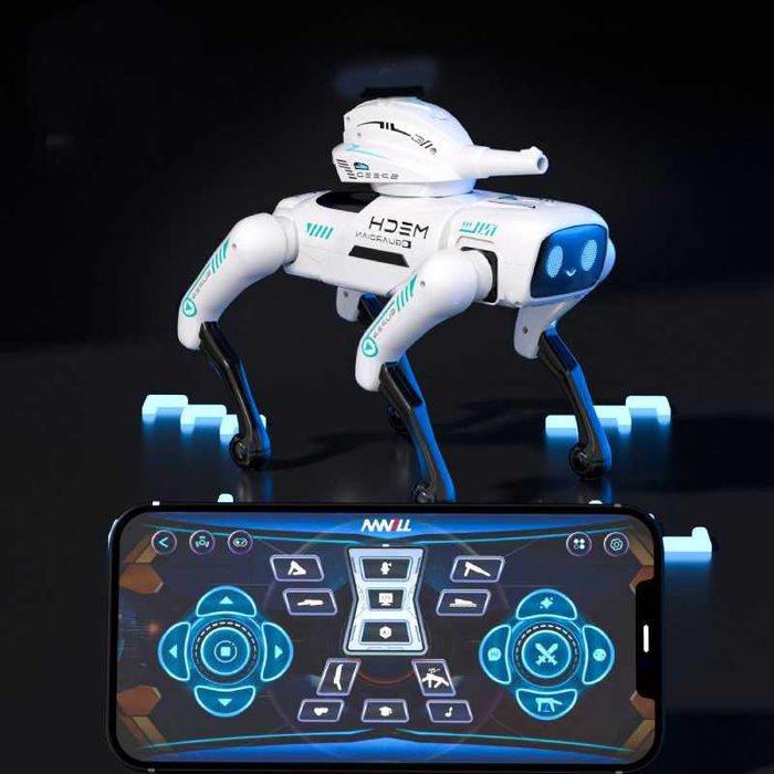 Робот-собака, Робот стреляющий орбиз шариками. Іграшка робот 32 см