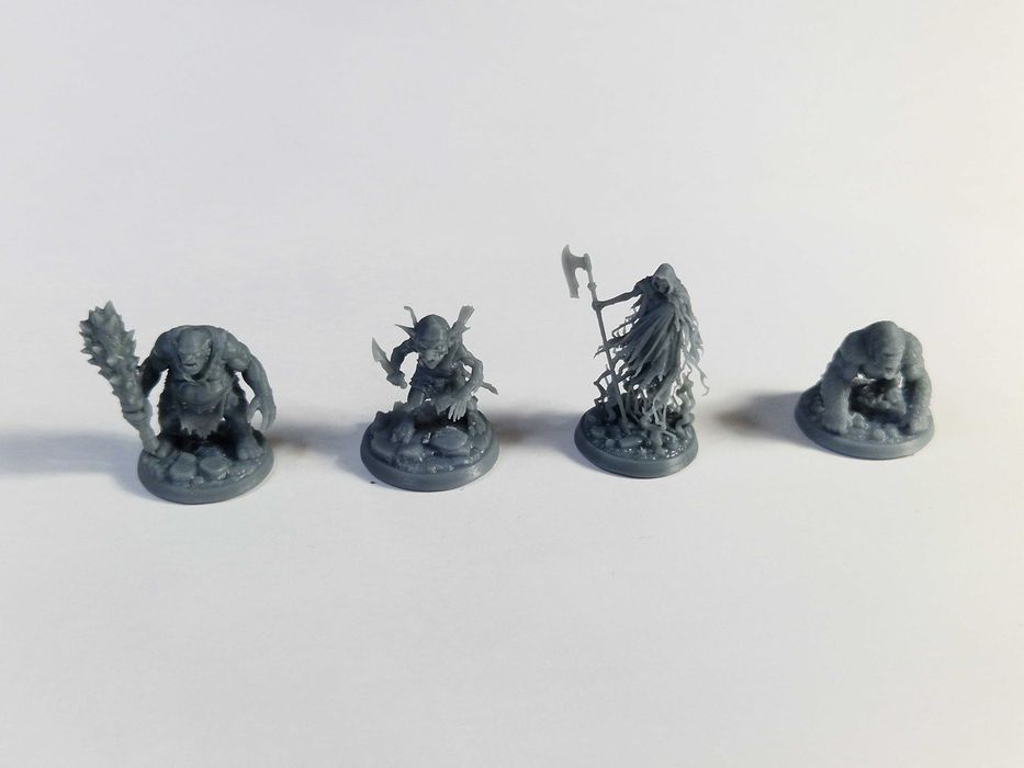 18 figurek potworów do Talisman Magia i Miecz druk 3D żywica