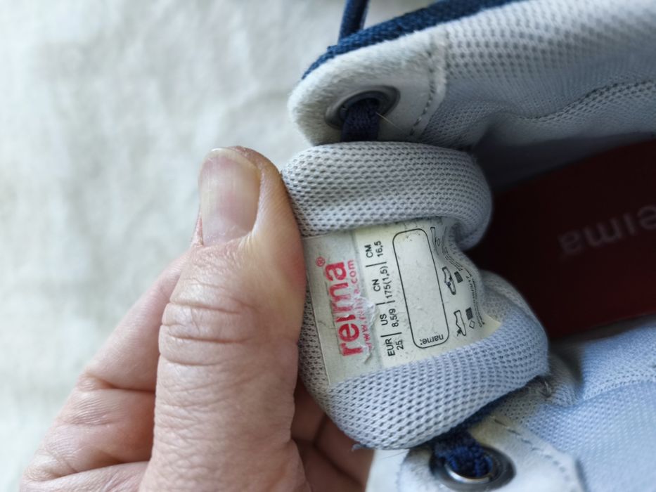 Черевики ботінки сапожки Reima 25 - 26 розмір — дитяче взуття, устілка 16,5 см Barefoot