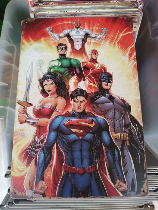 Placa em metal Banda desenhada Marvel Star wars