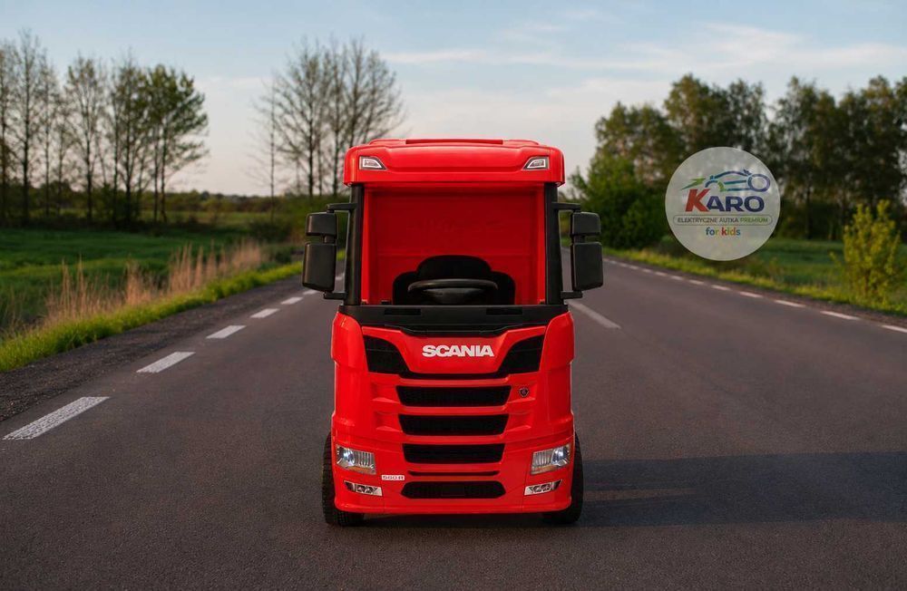 Scania TIR Auto Na Akumulator Pojazd dla dzieci Full LED Panel Koła EVA