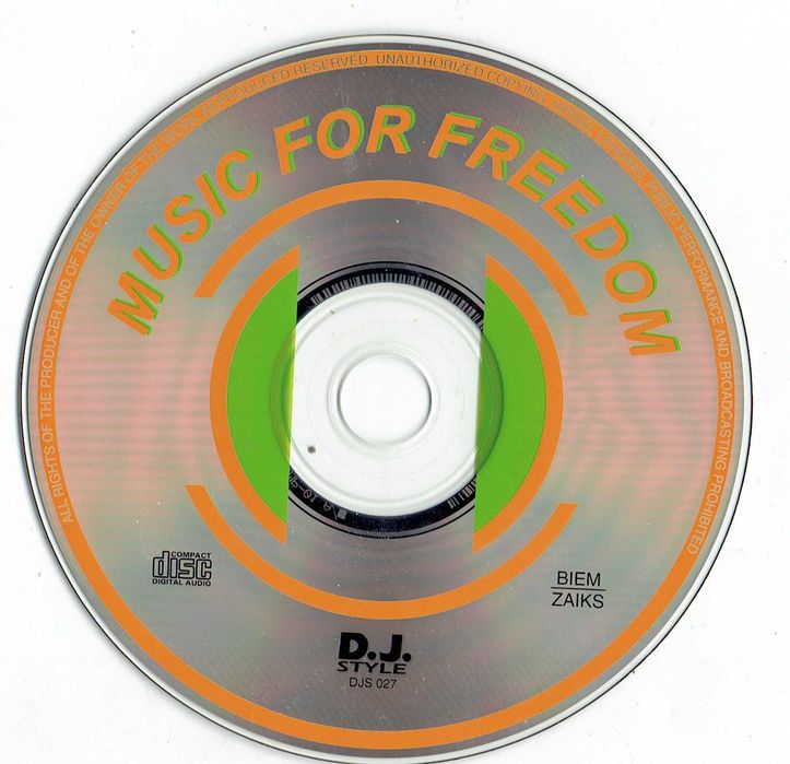 CD Music For Freedom Scooter Future Beat Fun Factory Składanka D.J.Style