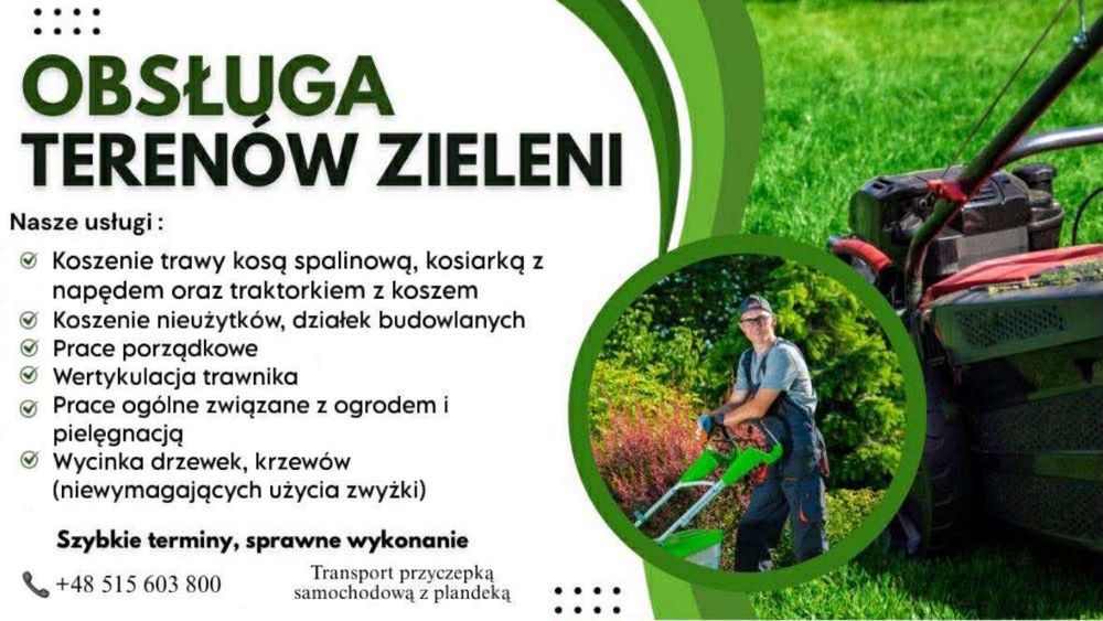 Kompleksowa obsługa terenów zieleni