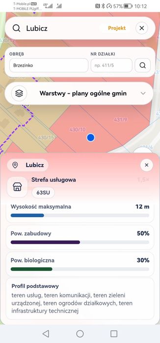 Działka Lubicz Dolny 4500m