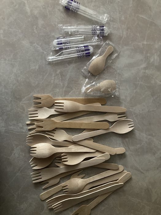 Oddam za darmo sztućce drewiane