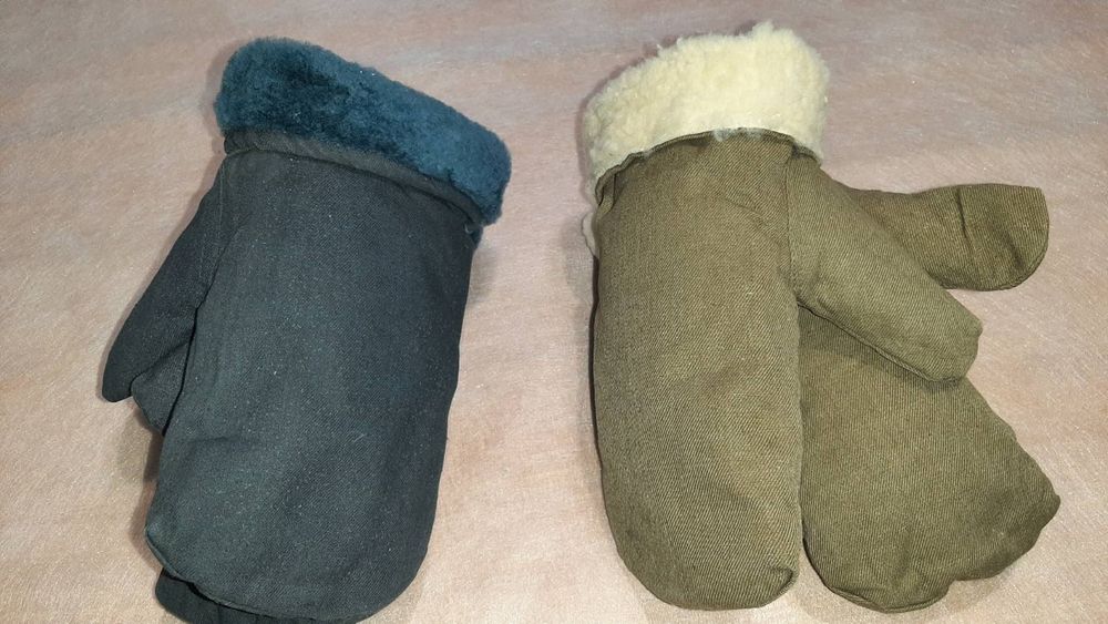 Рукавиці на натуральній овчині