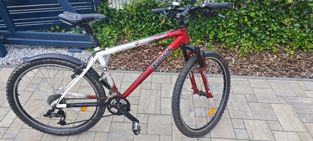 Rower RockRider Decathlon stan BDB