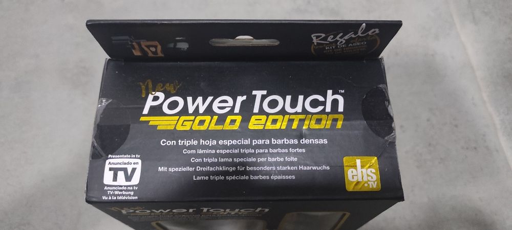 Máquina de barbear Power Touch Gold NOVA